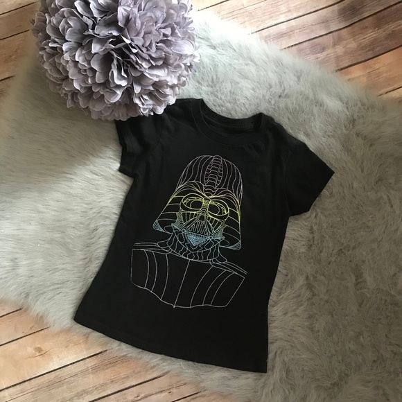 Star Wars Other - Star Wars Darth Vader Ombre CGI Tee Top Girls S 7